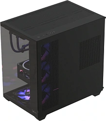 Корпус Formula Crystal Z2 v2 черный без БП ATX 10x120mm 2xUSB2.0 1xUSB3.0 audio bott PSU