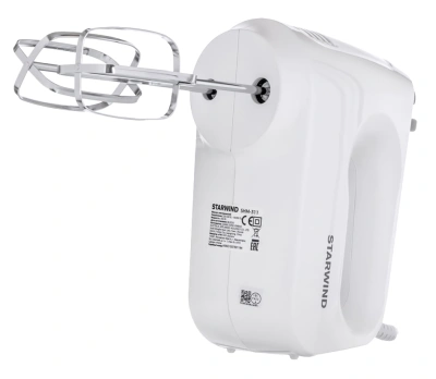 Миксер ручной Starwind SHM-311 350Вт белый