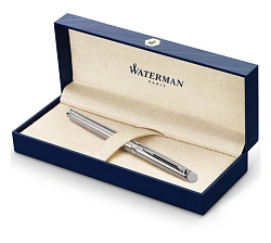 Ручка роллер Waterman Hemisphere (S0920450) Steel CT F черн. черн. подар.кор.