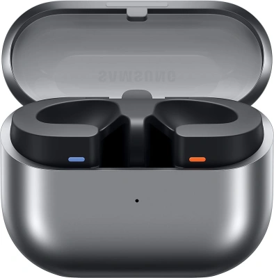 Гарнитура вкладыши Samsung Galaxy Buds 3 серебристый беспроводные bluetooth в ушной раковине (SM-R530NZAACIS)