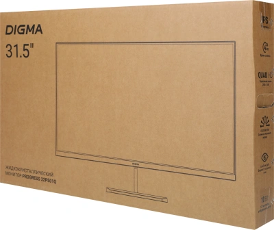 Монитор Digma 31.5" Progress 32P501Q черный IPS LED 4ms 16:9 HDMI матовая 300cd 178гр/178гр 2560x1440 75Hz G-Sync FreeSync DP 2K 6.5кг