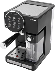 Кофеварка рожковая Vitek VT-8490 1450Вт черный