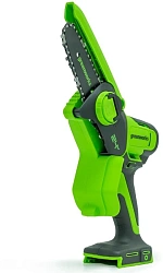 Цепная пила Greenworks G24MCS10 дл.шины:4"(10cm) 1аккум. 2Ач ЗУ (2008207UA)