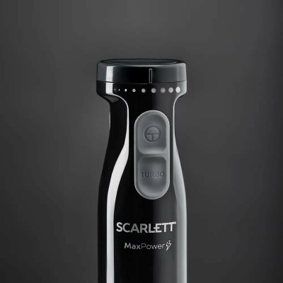 Блендер погружной Scarlett SC-HB42M47 1500Вт черный/серебристый