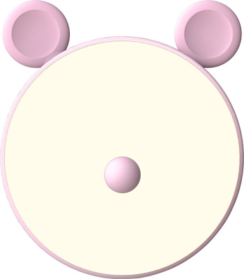 Ночник Gauss NN7024 мышка розовый