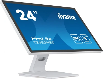 Монитор Iiyama 23.8" ProLite T2452MSC-W1 белый IPS LED 14ms 16:9 HDMI M/M матовая 1000:1 400cd 178гр/178гр 1920x1080 60Hz DP FHD USB Touch 5.6кг