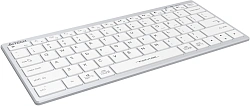 Клавиатура A4Tech FX51 белый USB slim (FX51 WHITE) кабель 1.5м
