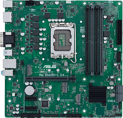 Материнская плата Asus PRO B660M-C D4-CSM Soc-1700 Intel B660 4xDDR4 mATX AC`97 8ch(7.1) GbLAN RAID+VGA+HDMI+DP