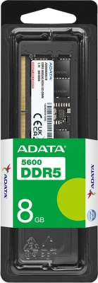 Память DDR5 8GB 5600MHz A-Data AD5U56008G-S RTL PC5-44800 CL46 DIMM 288-pin 1.1В single rank Ret