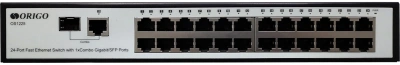 Коммутатор Origo OS1225 OS1225/A1A 24x100Мбит/с 1SFP неуправляемый