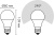 Лампа светодиодная Gauss 102502212-S 12Вт цок.:E27 груша 150B 4100K св.свеч.бел.нейт. грушевидная (упак.:1шт)