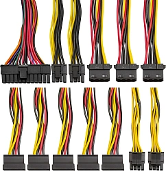Блок питания Exegate ATX 750W 750NPX (20+4pin) PPFC 120mm fan 5xSATA