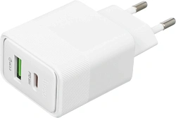 Сетевое зар./устр. Hoco CS112A Lounge PD30W+QC3.0 with cable 30W (PD+QC) белый (80417)