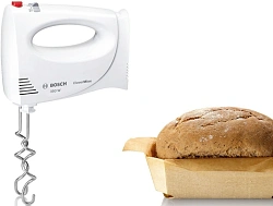 Миксер ручной Bosch MFQ3030 350Вт белый