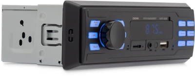 Автомагнитола Digma MCP-225B 1DIN 2x45Вт v5.0 AUX 2