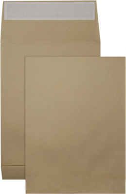 Пакет Silwerhof Eco 391157.250 B4 250x353x40мм силиконовая лента крафт 130г/м2 расширение (pack:25pcs)