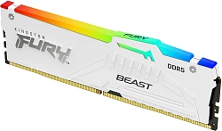 Память DDR5 16GB 5200MHz Kingston KF552C40BWA-16 Fury Beast RGB RTL Gaming PC5-41600 CL40 DIMM 288-pin 1.25В single rank с радиатором Ret