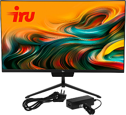 Моноблок IRU P233 23.8" Full HD i3 1220P (1.5) 16Gb SSD512Gb UHDG CR без ОС GbitEth WiFi BT 65W Cam черный 1920x1080