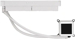 Система водяного охлаждения Lian-Li Galahad II LCD 280 ARGB Soc-AM5/AM4/1200/1700/1851 белый 4-pin 26.7dB Al+Cu LCD Ret (G89.GA2ALCD28W.R0)