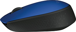Мышь Logitech M171 синий/черный оптическая 1000dpi беспров. USB для ноутбука 2but (910-004640)