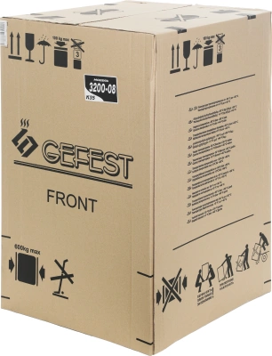 Плита Газовая Gefest ПГ 3200-08 К35 белый (без крышки) реш.сталь