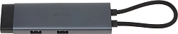 Разветвитель USB-C TP-Link UH7020C 2порт. серый
