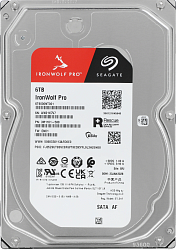 Жесткий диск Seagate SATA-III 6TB ST6000NT001 NAS Ironwolf Pro 512E (7200rpm) 256Mb 3.5"