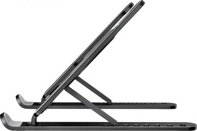 Подставка для ноутбука Buro BU-LS100 260x20x60мм 220г пластик ABS черный