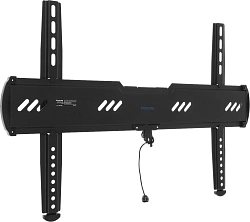Кронштейн для телевизора Kromax Ultra Slim-100 черный 32"-90" макс.55кг настенный фиксированный