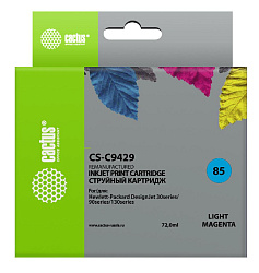 Картридж струйный Cactus CS-C9429 №85 светло-пурпурный (72мл) для HP DJ 30/130 с чипом