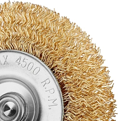 Щетка дисковая Matrix 74448 d=75мм d(посад.)=6мм (дрели)