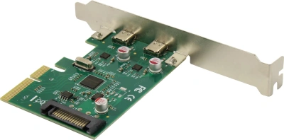 Контроллер PCI-E ASM1142 2xUSB3.1 Type-C Bulk
