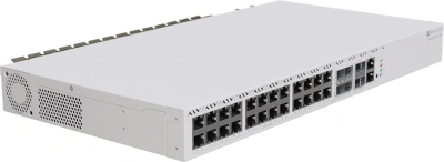 Коммутатор MikroTik CRS326-4C+20G+2Q+RM (L3) 1x100Мбит/с 20x2.5Гбит/с 4xКомбо(10GBase-T/SFP+) 2xQSFP+ управляемый
