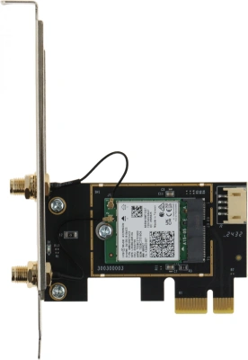 Сетевой адаптер Wi-Fi + Bluetooth Cudy WE3000 AX3000 PCI Express (ант.внеш.съем) 2ант.