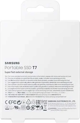 Накопитель SSD Samsung USB-C 1Tb MU-PC1T0T/WW T7 1.8" черный