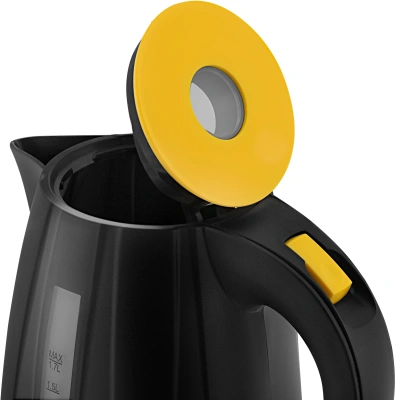 Чайник электрический Vitek VT-1168 1.7л. 2200Вт черный корпус: стекло