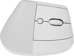 Мышь Logitech Lift белый оптическая 4000dpi silent беспров. BT/Radio USB для ноутбука 5but (910-006486)