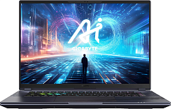 Ноутбук Gigabyte Aorus 16X Core i7 13650HX 32Gb SSD1Tb NVIDIA GeForce RTX4070 8Gb 16" IPS QHD+ (2560x1600) Windows 11 Home grey WiFi BT Cam (9SG-43KZC64SH)