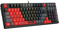 Клавиатура A4Tech Bloody S98 Sports Red BLMS Plus механическая красный/черный USB for gamer LED (S98 SPORTS RED BLMS RED PLUS)