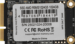 Накопитель SSD AMD SATA 1TB R5MS1024G5 Radeon R5 mSATA