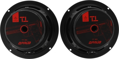 Колонки автомобильные Ural ТТ 165 ДРАЙВ (без решетки) 220Вт 96дБ 4Ом 16.5см (6 1/2дюйм) (ком.:2кол.) среднечастотные однополосные