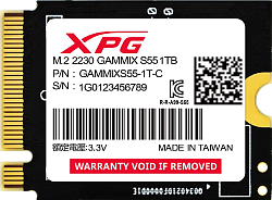 Накопитель SSD A-Data PCIe 4.0 x4 1000GB SGAMMIXS55-1T-C Gammix S55 XPG M.2 2230