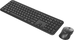 Клавиатура + мышь Logitech MK950 Signature Slim Combo клав:графитовый/черный мышь:черный/серый USB беспроводная slim (920-012500)