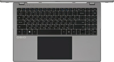 Ноутбук Osio BaseLine B150i-010s N-series N200 8Gb SSD512Gb Intel UHD Graphics 15.6" IPS FHD (1920x1080) Windows 11 Home silver WiFi BT Cam 5000mAh