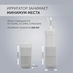 Ирригатор Polaris PWF 1002 T импульсн. 3насад. серый