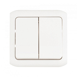 Выключатель Legrand Quteo откр. 2кл. IP44 белый (782302)