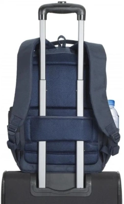 Рюкзак для ноутбука 17.3" Riva 8460 темно-синий полиэстер женский дизайн (8460 BLUE)