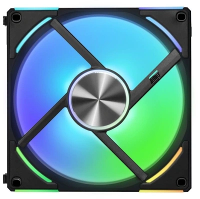 Вентилятор для корпуса Lian-Li Uni Fan ALV2 140 V2 ARGB 140х140x28 черный 4-pin 26.8дБ (G99.14ALV21B.00) Ret