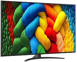 Телевизор LED LG 65" 65NANO81A6A.ARUG черный 4K Ultra HD 60Hz DVB-T DVB-T2 DVB-C DVB-S DVB-S2 USB WiFi Smart TV