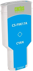 Картридж струйный Cactus CS-F9K17A 728XXL голубой (300мл) для HP DesignJet T730, T830 с чипом